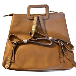 Summer & Rose Shanna Vegan Leather Backpack Tote Bag